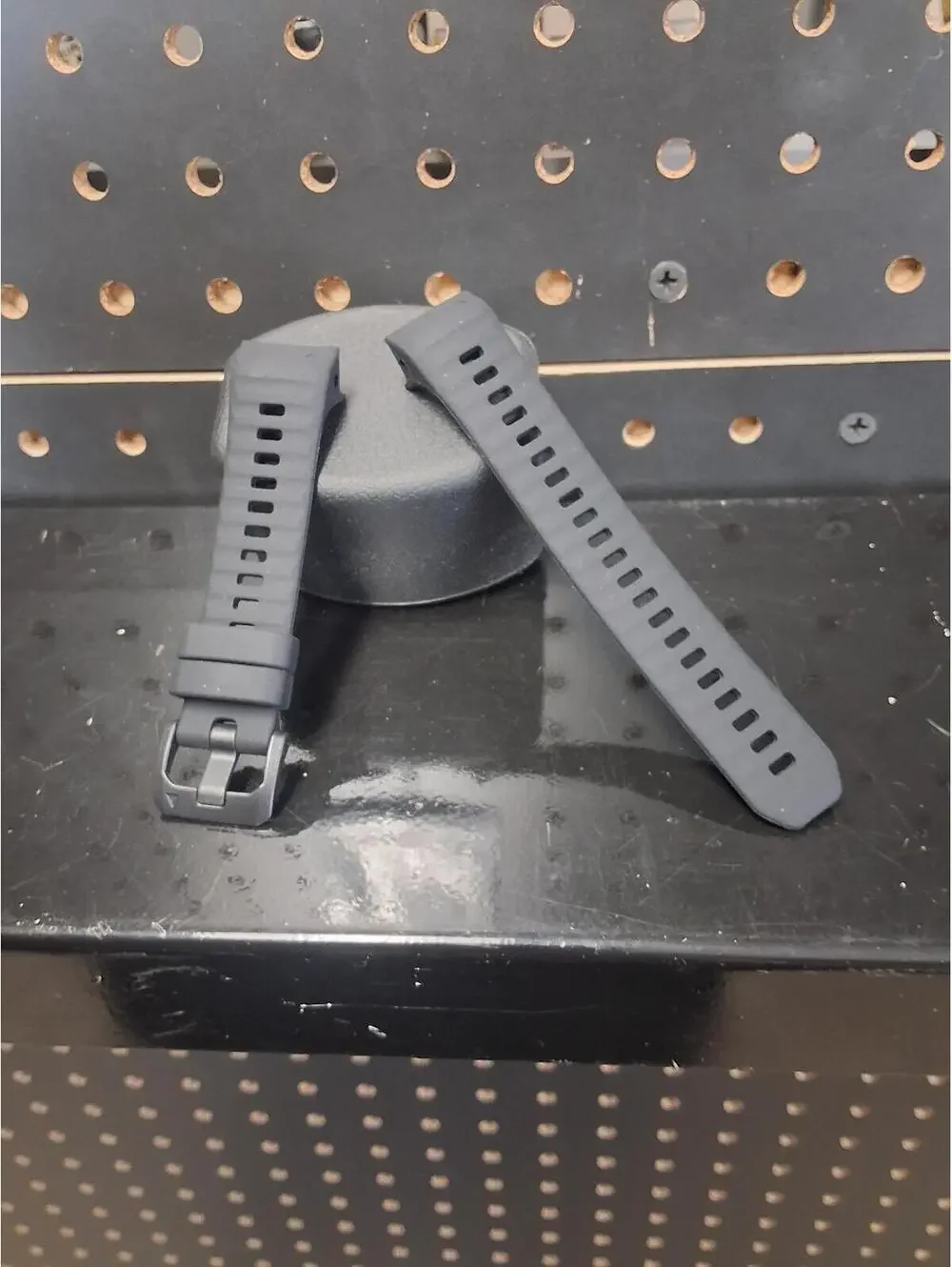 Durable Black Silicone Watch Strap for 40mm Watches